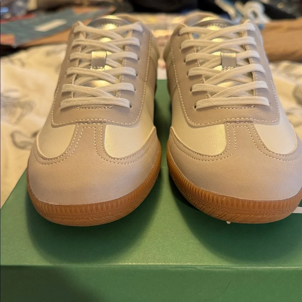 J.Crew field sneakers in metallic BT984